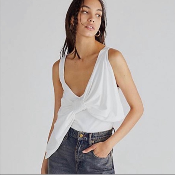 Free People Tops - Free People Tie Front Top